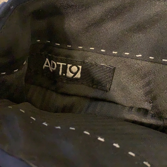 Apt 9 Men’s Navy Slim Straight Dress Pants - Picture 5 of 5